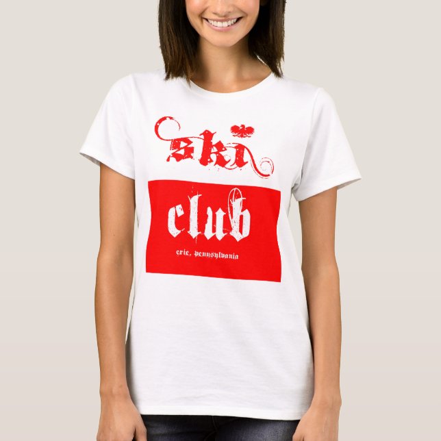 Camiseta club de esquí polaco (Anverso)