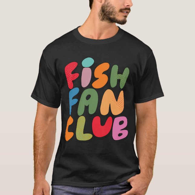 Camiseta Club de fanáticos de peces (Versión B) (Anverso)