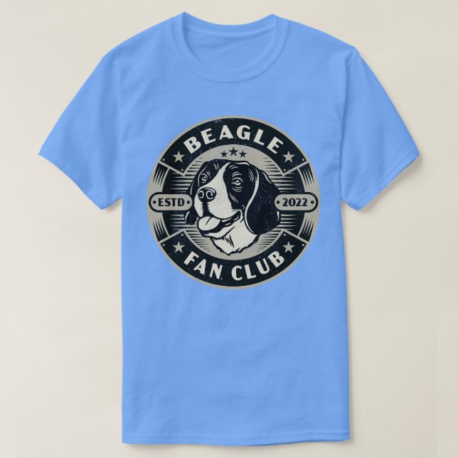 Camiseta Club de fans de Beagle Dog (Diseño del anverso)