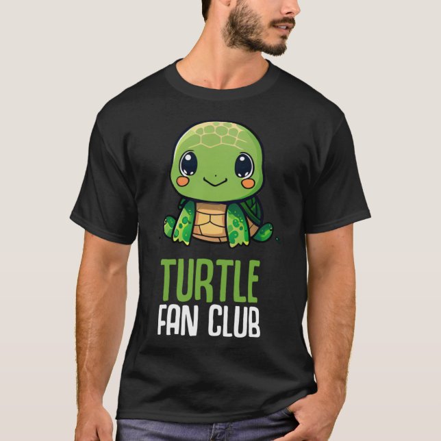 Camiseta Club de fans de la tortuga Tortoise Zoo Niños Chic (Anverso)