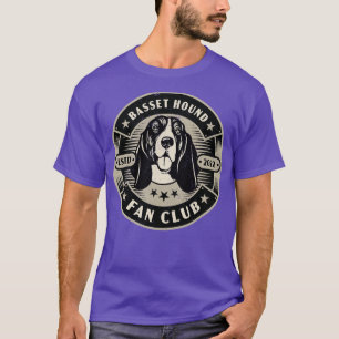 Camiseta Club de fans de los perros hongos de Basset