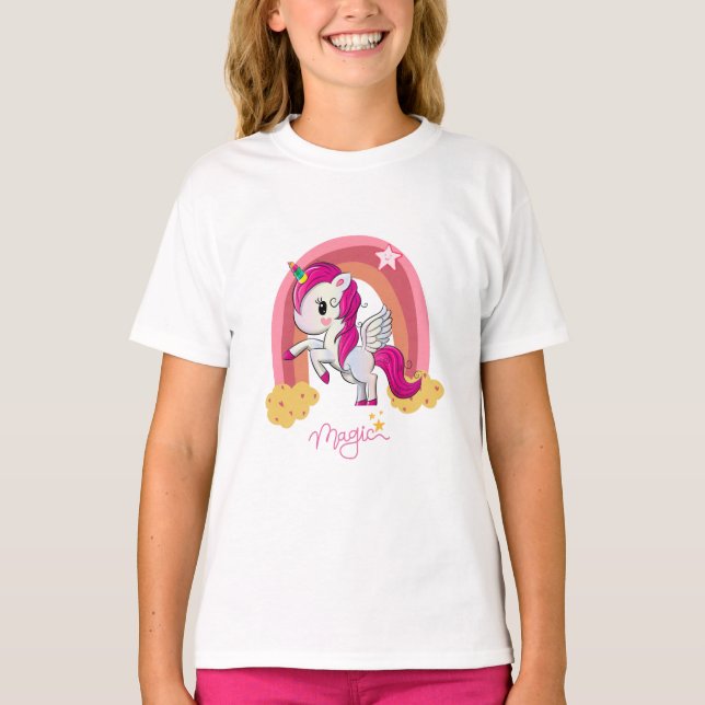 Camiseta Club de fans de Magic Unicorn (Anverso)