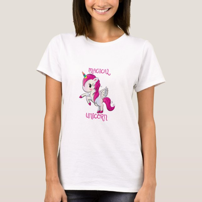 Camiseta Club de fans de Magic Unicorn Lover (Anverso)