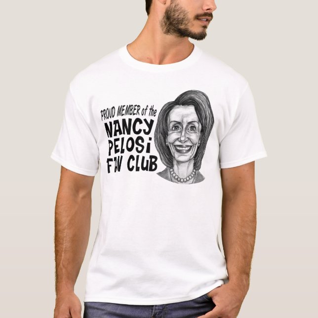 Camiseta Club de fans de Nancy Pelosi (Anverso)