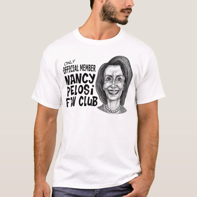 Camiseta Club de fans de Nancy Pelosi (Anverso)