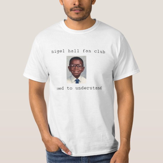 Camiseta Club de fans de Nigel Pasillo (Anverso)