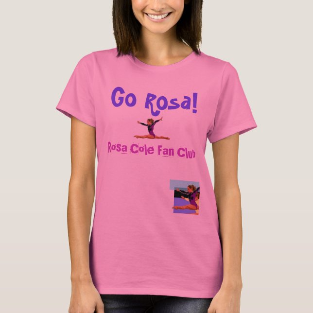 Camiseta Club de fans del col de Rosa - modificado para (Anverso)