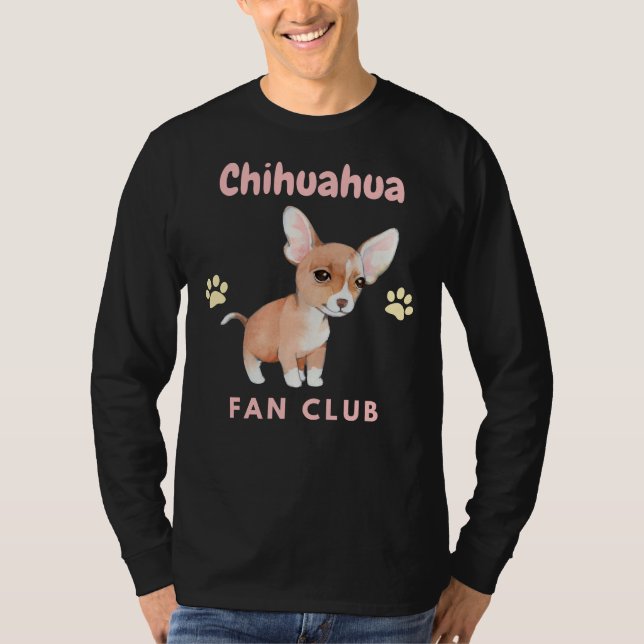 Camiseta Club de fans del perro Chihuahua (Anverso)