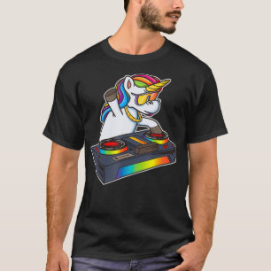 Camiseta Club de Fiesta de DJ de Unicorn Club Club EDM de J
