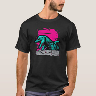 Camiseta Club de Fiesta T Rex Dj Disco Jockey Edm Dance Din