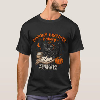 Camiseta Club de Galletas Espeluznantes Gato Amante de Hall