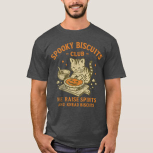 Camiseta Club de galletas espeluznantes Gato divertido Hall