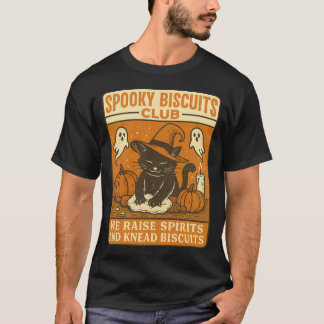 Camiseta Club de Galletas Espeluznantes Gato Halloween Dive