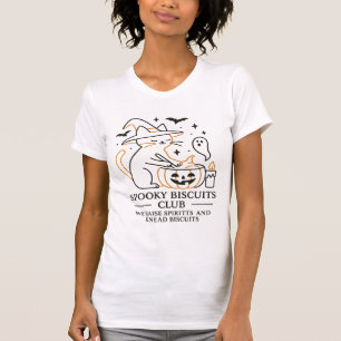 Camiseta Club de Galletas Espeluznantes Gato Halloween Dive