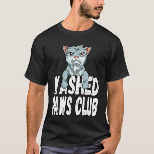 Camiseta Club de Garras Lavadas para un Gato
