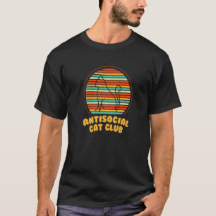Camiseta Club de Gatos Antisociales Gato Introvertido Gatit