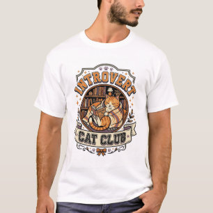 Camiseta Club de Gatos Introvertidos Gato Introvertido Anti