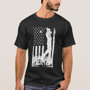 Camiseta Club De Golf Bandera Americana USA 4 De Julio Para