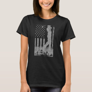 Camiseta Club De Golf Bandera Americana USA 4 De Julio Para