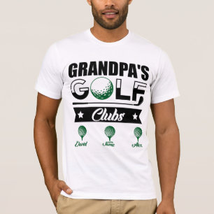 Camiseta Club de golf del abuelo personalizado