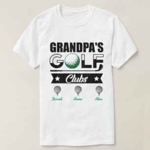 Camiseta Club de golf del abuelo personalizado de RD
