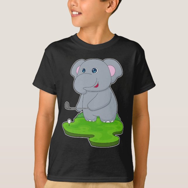 Camiseta Club de golf Elephant Golf (Anverso)