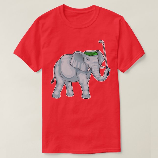 Camiseta Club de golf Elephant Golf (Diseño del anverso)