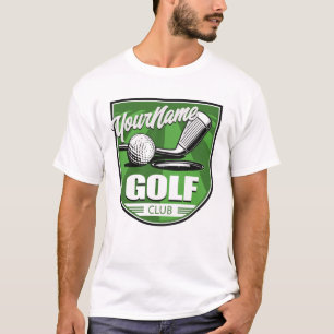 Camiseta Club de Golf NAME Pro Golfer Jugador Personalizado