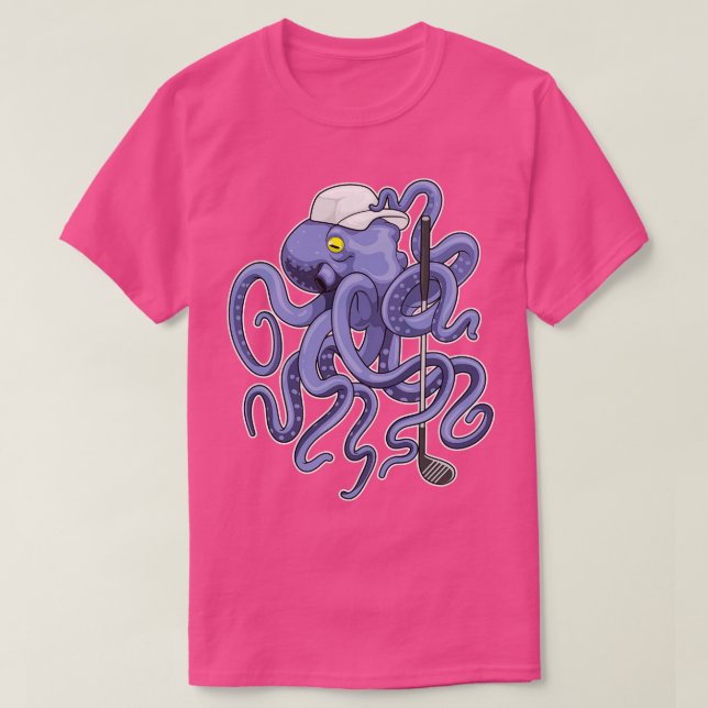 Camiseta Club de golf Octopus (Diseño del anverso)