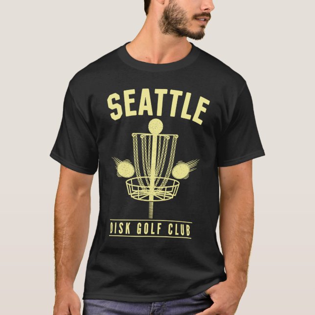 Camiseta Club de Golf Seattle Disk Golf Golf Club (Anverso)