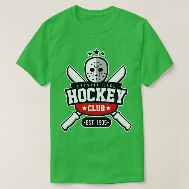Camiseta Club de Hockey Crystal Lake (Diseño del anverso)