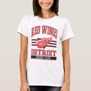 Camiseta Club de Hockey Detroit Red Wings Gris Licencia Ofi