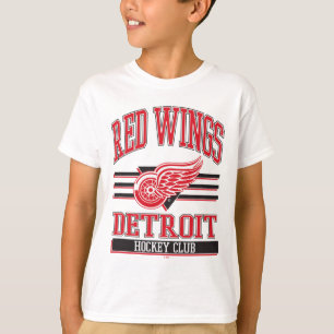 Camiseta Club de Hockey Detroit Red Wings Gris Oficialmente