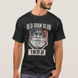 Camiseta Club De Hombres Mayores Nacido En 1952 67º Cumplea