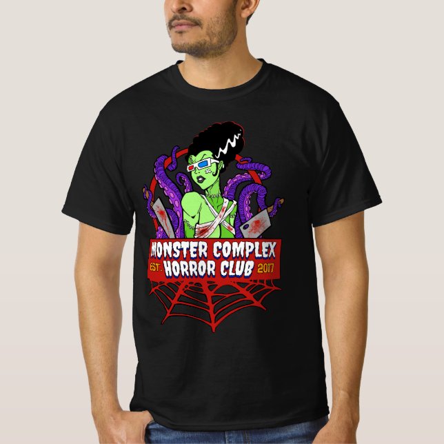 CAMISETA CLUB DE HORROR COMPLEJO MONSTER LOGO TEE (Anverso)