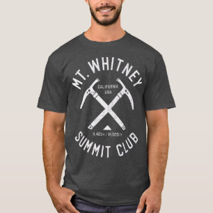 Camiseta Club de la Cumbre de Whitney escalé el Monte Whit