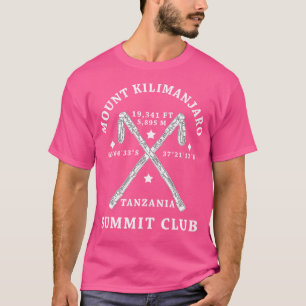 Camiseta Club de la Cumbre del Monte Kilimanjaro escalado H