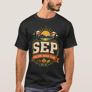 Camiseta Club de la Hora Dorada de Septiembre – Mes de Cump