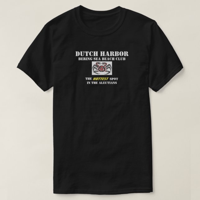 Camiseta Club de la playa del mar de Bering (Diseño del anverso)
