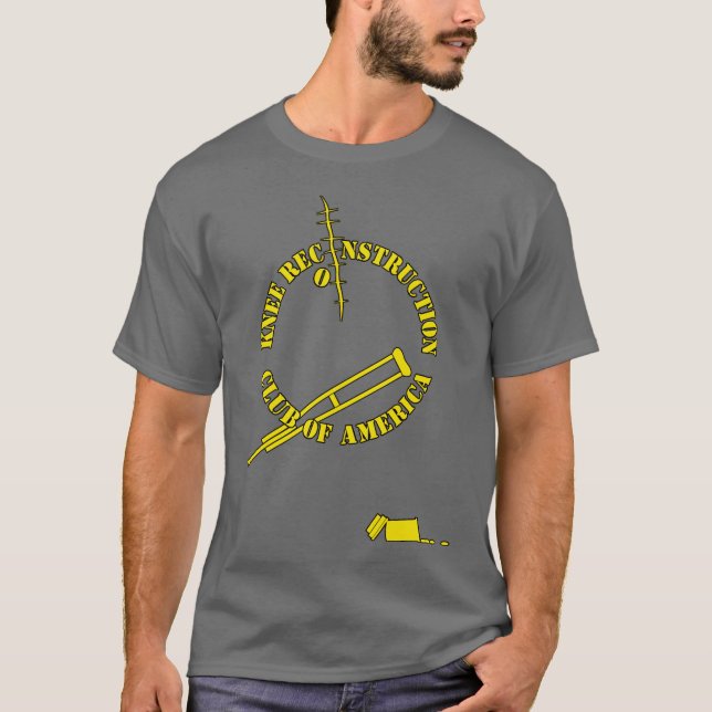 Camiseta Club de la reconstrucción de la rodilla de América (Anverso)