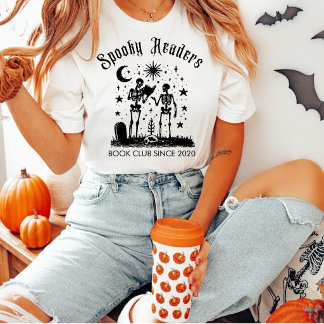 Camiseta Club de Lectores Espeluznantes Libro de Halloween