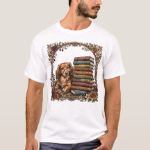 ¡Club de Lectura de Dachshund Acojedor Retro para 