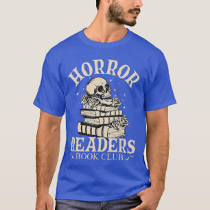 Camiseta Club de lectura de libros de terror Halloween esqu