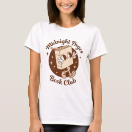 Camiseta club de lectura páginas de medianoche