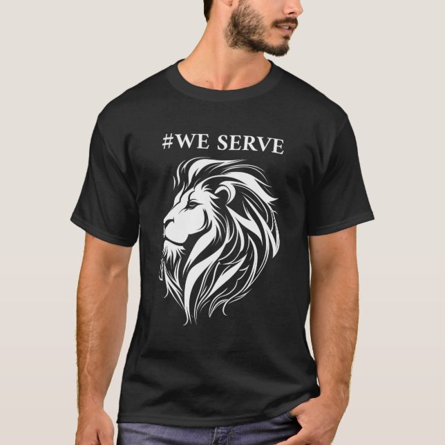 Camiseta Club de Leones Internacional que servimos a los le (Anverso)