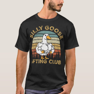 Camiseta Club de Levantamiento de Gansos Tontos Gimnasio Ga