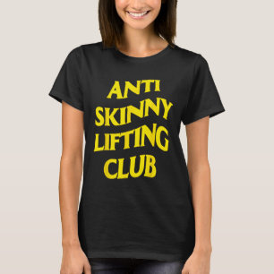 Camiseta Club de levantamiento de pesas anti flacidez