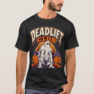 Camiseta Club de Levantamiento de Peso Muerto Divertido Hal