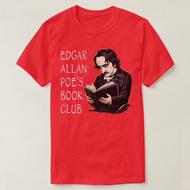 Camiseta Club de Libro 1 de Allan Poe (Diseño del anverso)