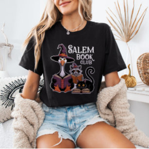 Camiseta Club de Libro SALEM Halloween Gusano de Libro Anim